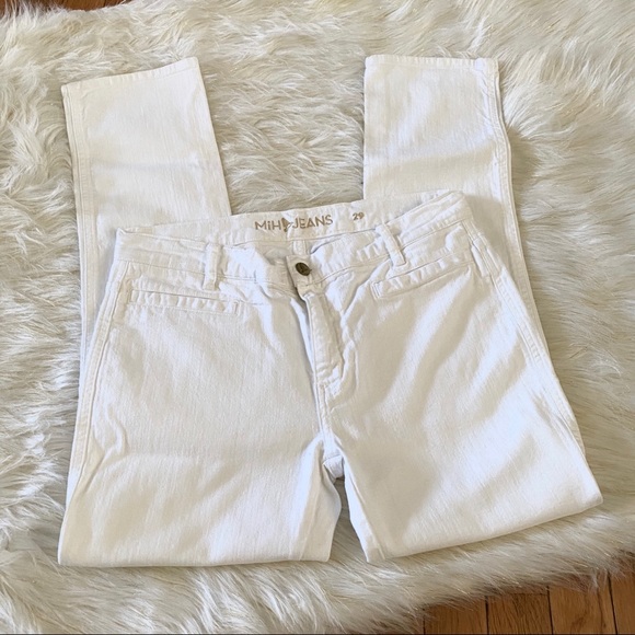 MiH The Paris Cropped White Jeans Size 29 - Picture 2 of 14